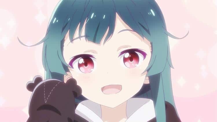 Desain karakter untuk anime "Kuma Kuma Kuma Bear"