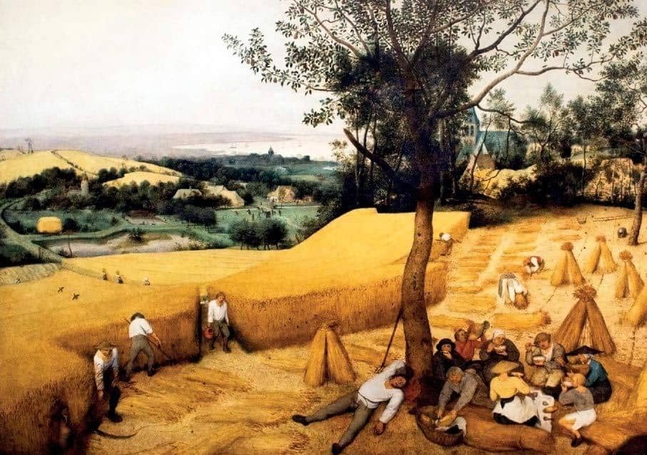 Lukisan “The Harvesters” yang dibuat oleh pelukis oleh Pieter Bruegel the Elder tahun 1565.Source: Yaraon!