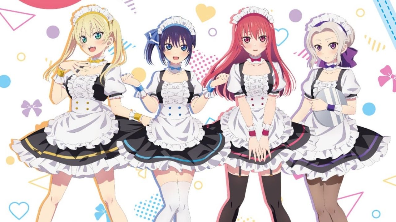 Heroine Kanojo mo Kanojo Dengan Seragam Maid Membuat Mereka Tambah Wangy