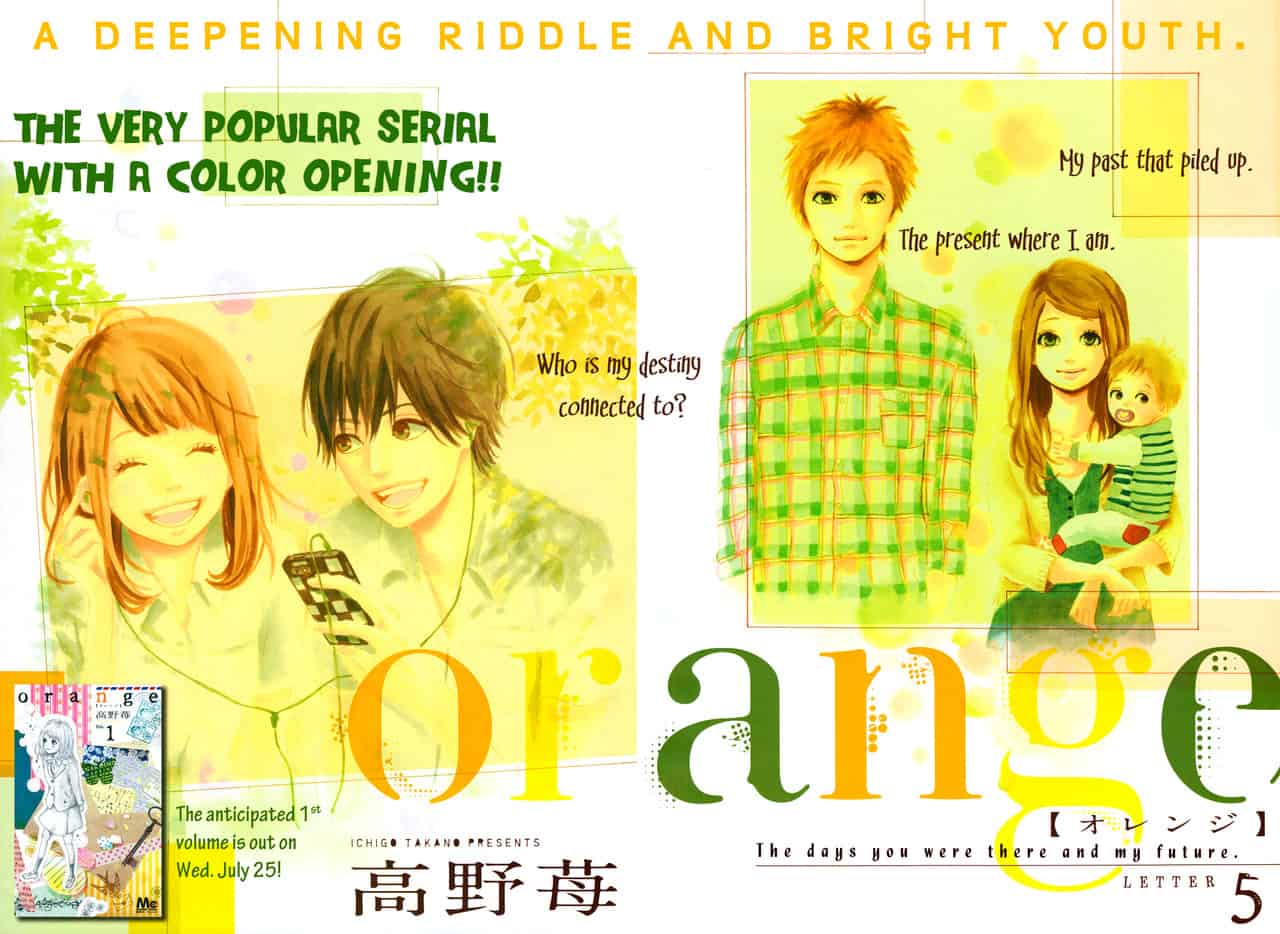 Manga Oranye Karya Ichigo Takano Mendapat Chapter Terbaru Tentang Azusa