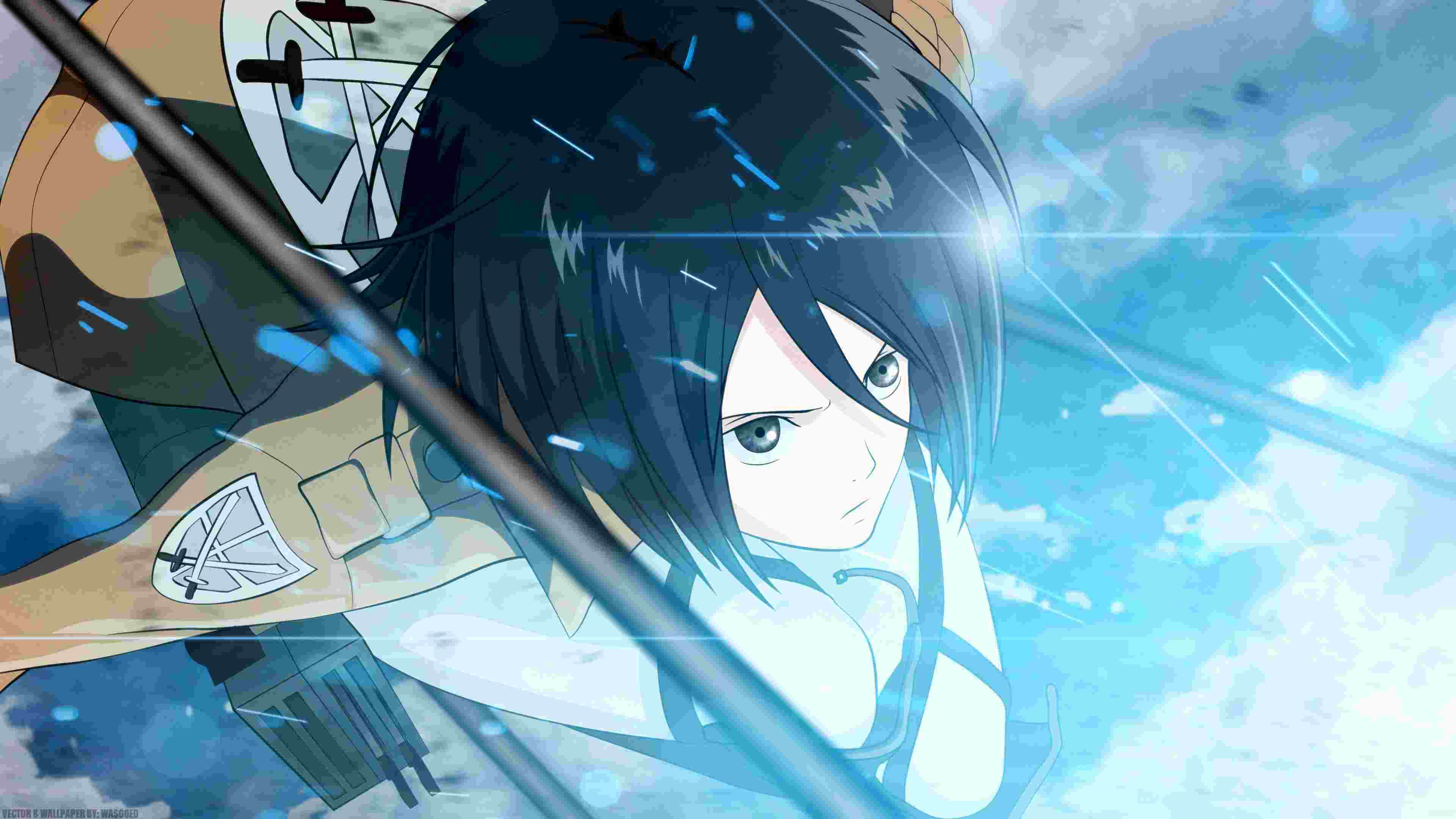 Shingeki no Kyojin - Wajah Mikasa Dimodifikasi dalam Edisi Blu-ray