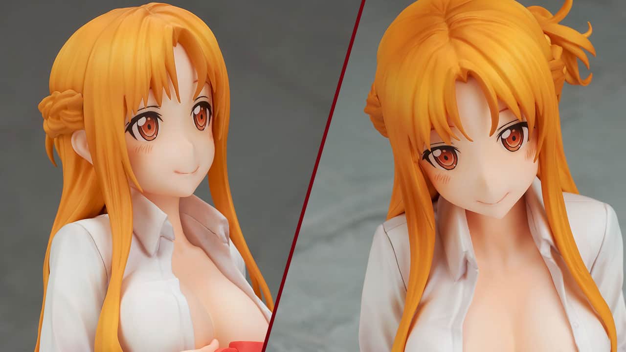 Action Figur Asuna Seksi dengan Belahan Dada yang Indah