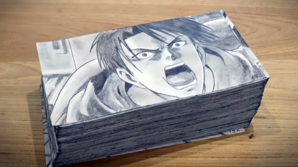 Flipbook Attack on Titan ini Butuh Waktu 400 Jam untuk Digambar