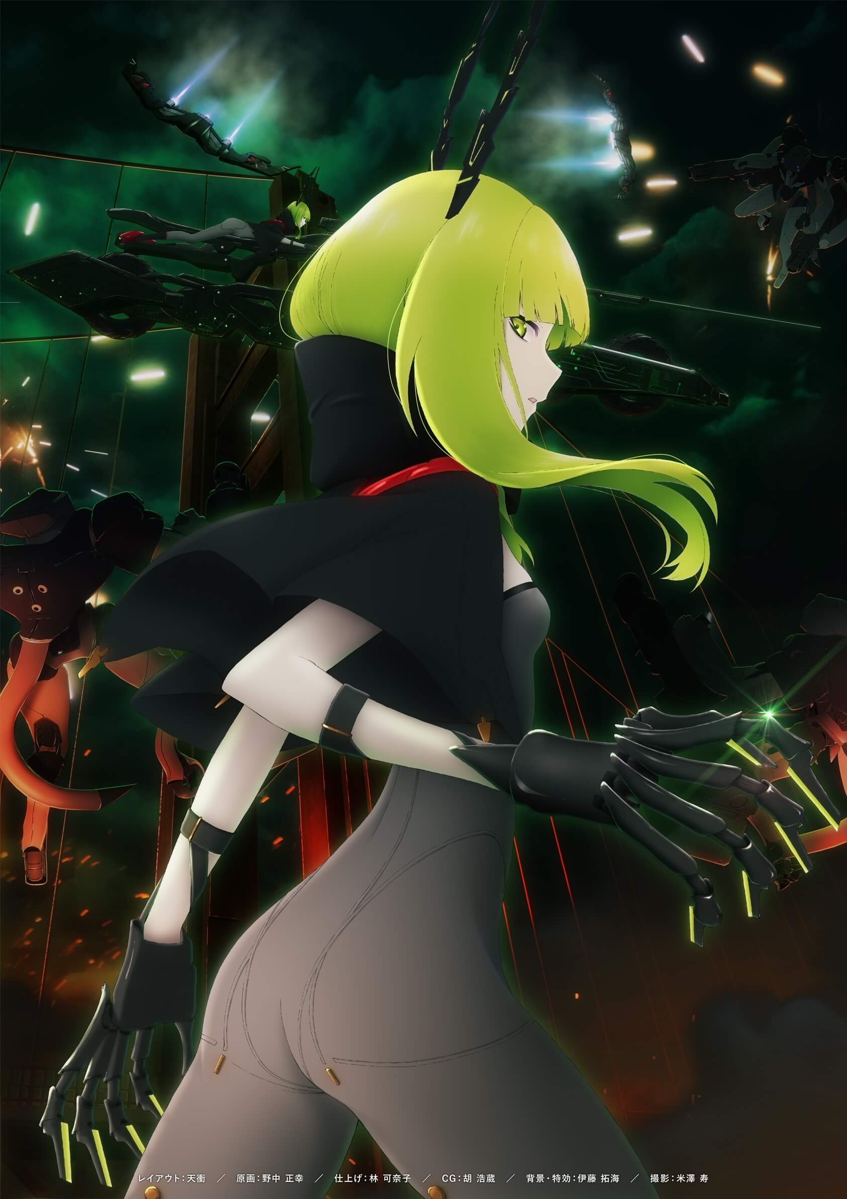 Anime Black Rock Shooter: DAWN FALL Mengungkapkan Visual Baru
