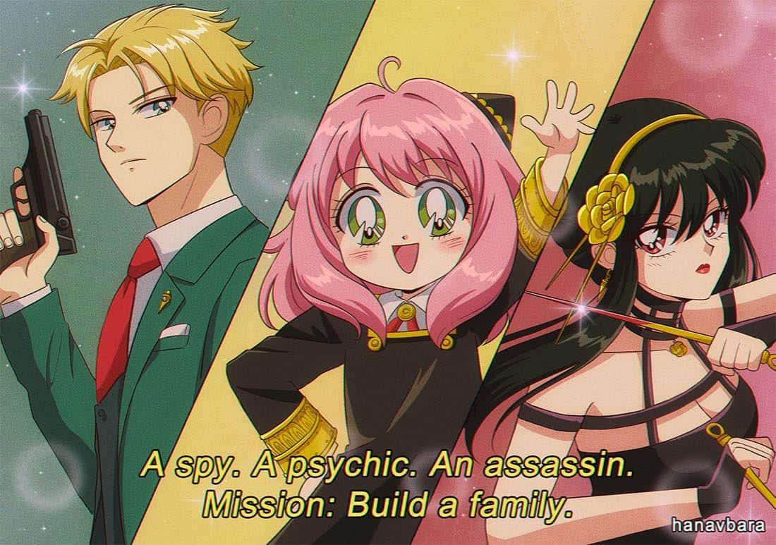 Gokil! Beginilah Anime SPY x FAMILY di Animasikan pada  tahun 90-an