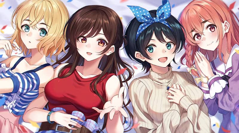 Kanojo Okarishimasu Season Kedua Merayakan Episode Pertamanya Dengan Ilustrasi