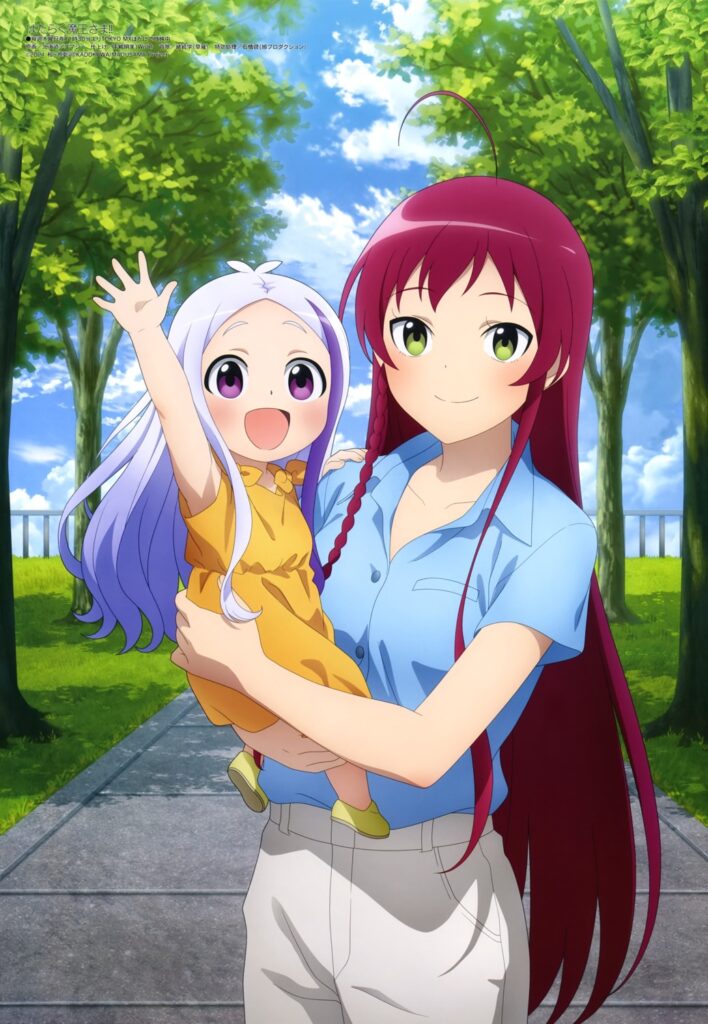 Hataraku Maou-sama! - Alas Ramus and Yusa Emi.