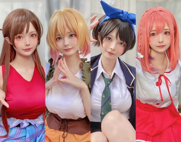 Seorang Cosplayer Jepang Trending setelah mencoba Cosplay semua Waifu di Kanojo, Okarishimasu