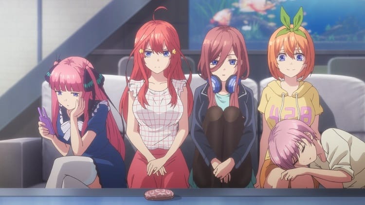 Kembar lima dari Anime Gotoubun no Hanayome mengucapkan selamat tinggal dengan visual baru