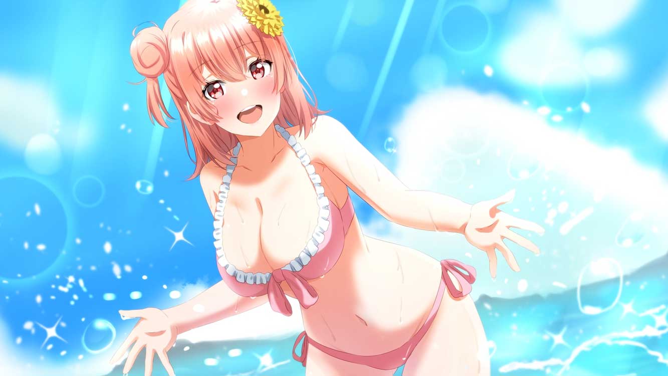 Seseorang Mengukur Payudara Yui Yuigahama Dari Anime Oregairu