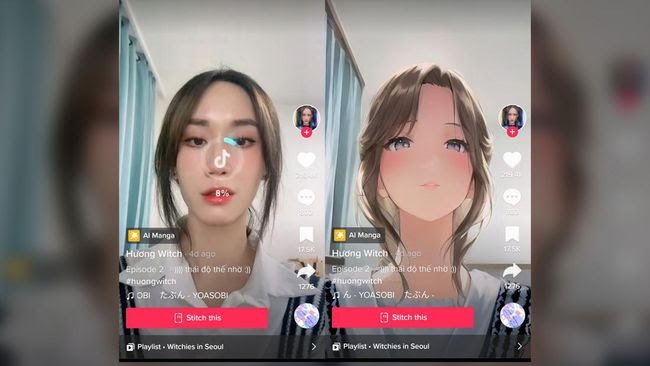 via detik.com (source/Tiktok @Huong Witch)