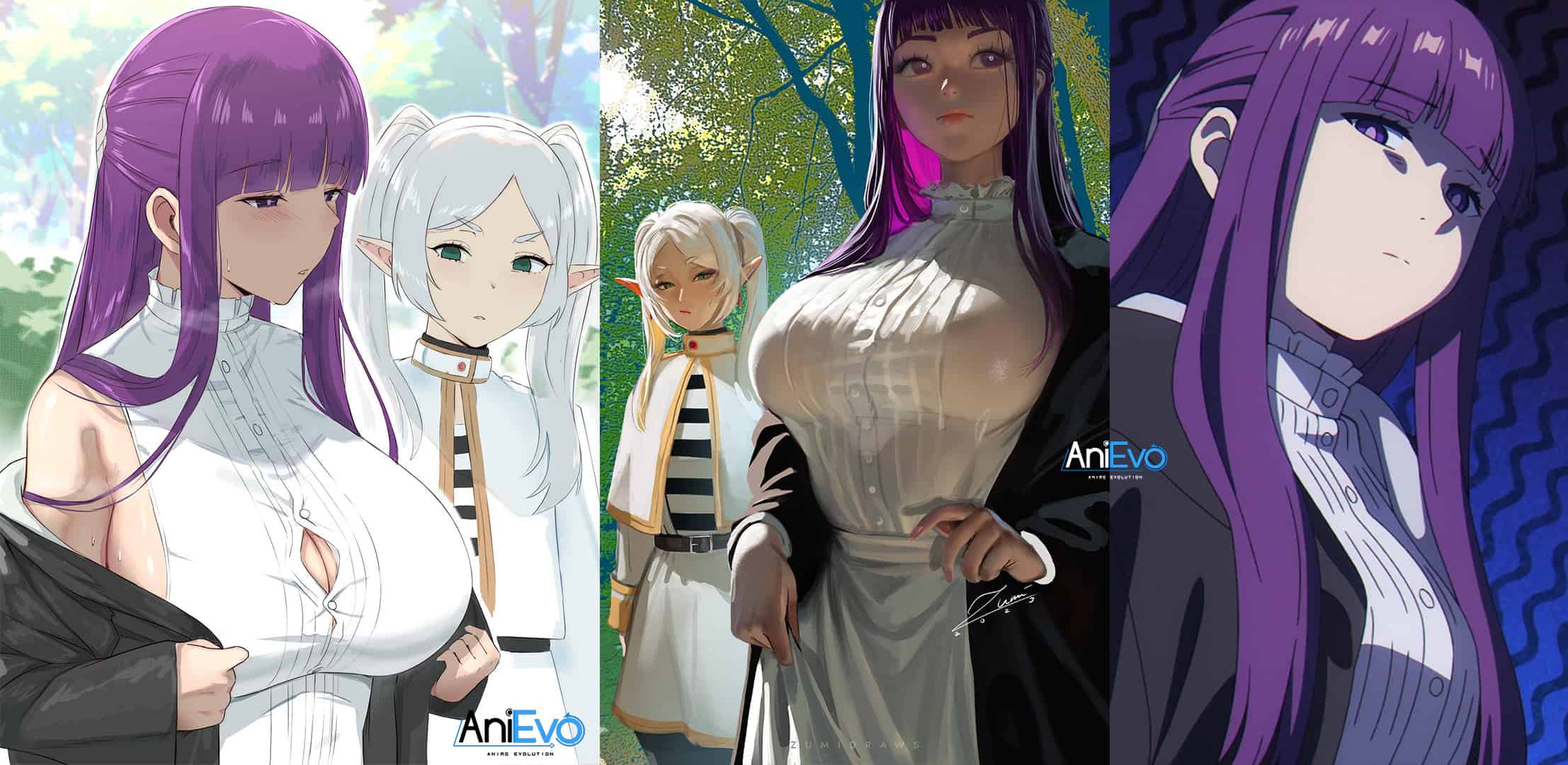 Netizen Cewek Cina Merasa Terganggu Karena Toked di Anime Sousou no Frieren