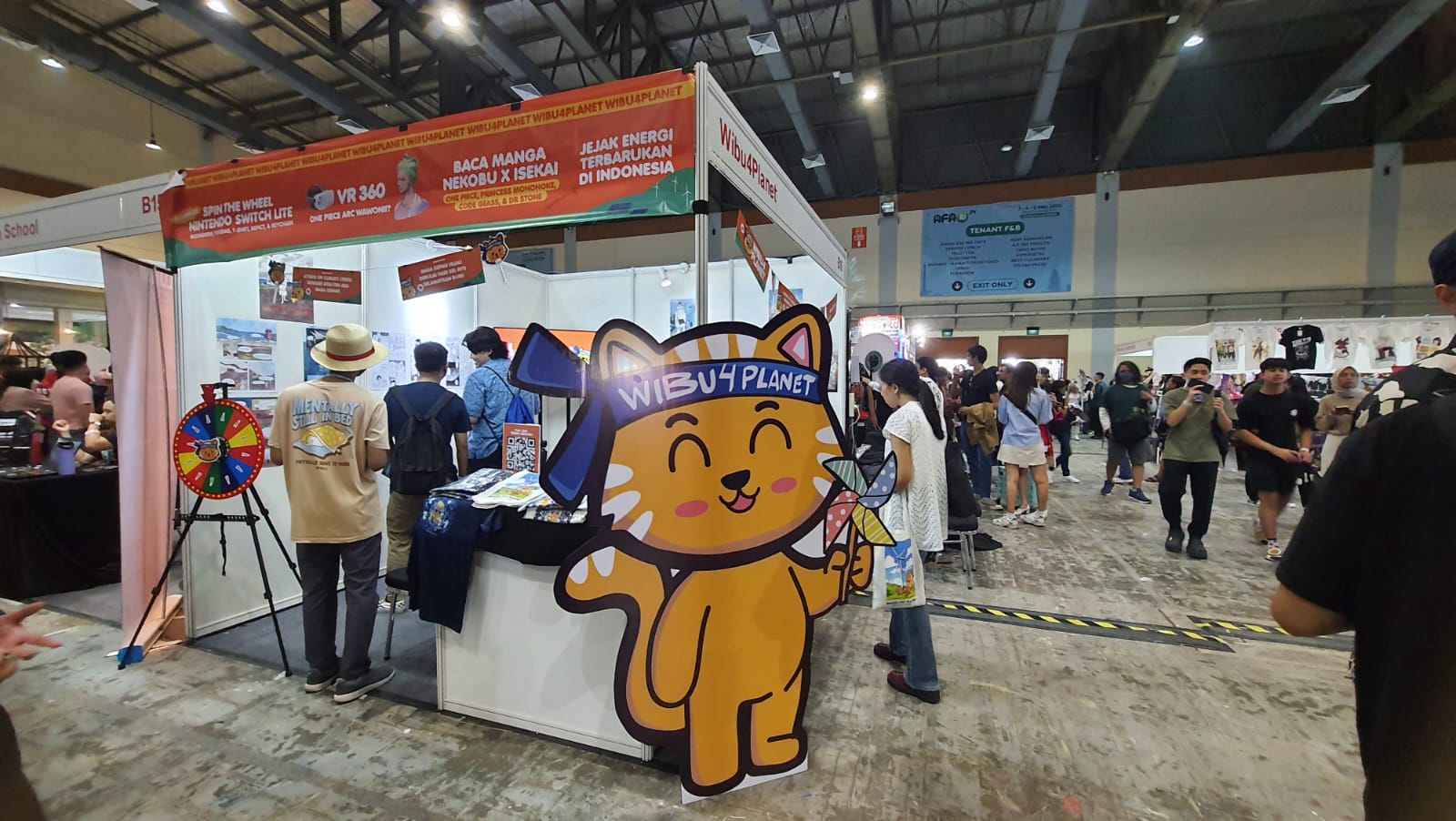 Wibu4Planet saat di event AFAID 2024. credit: tim Anievo