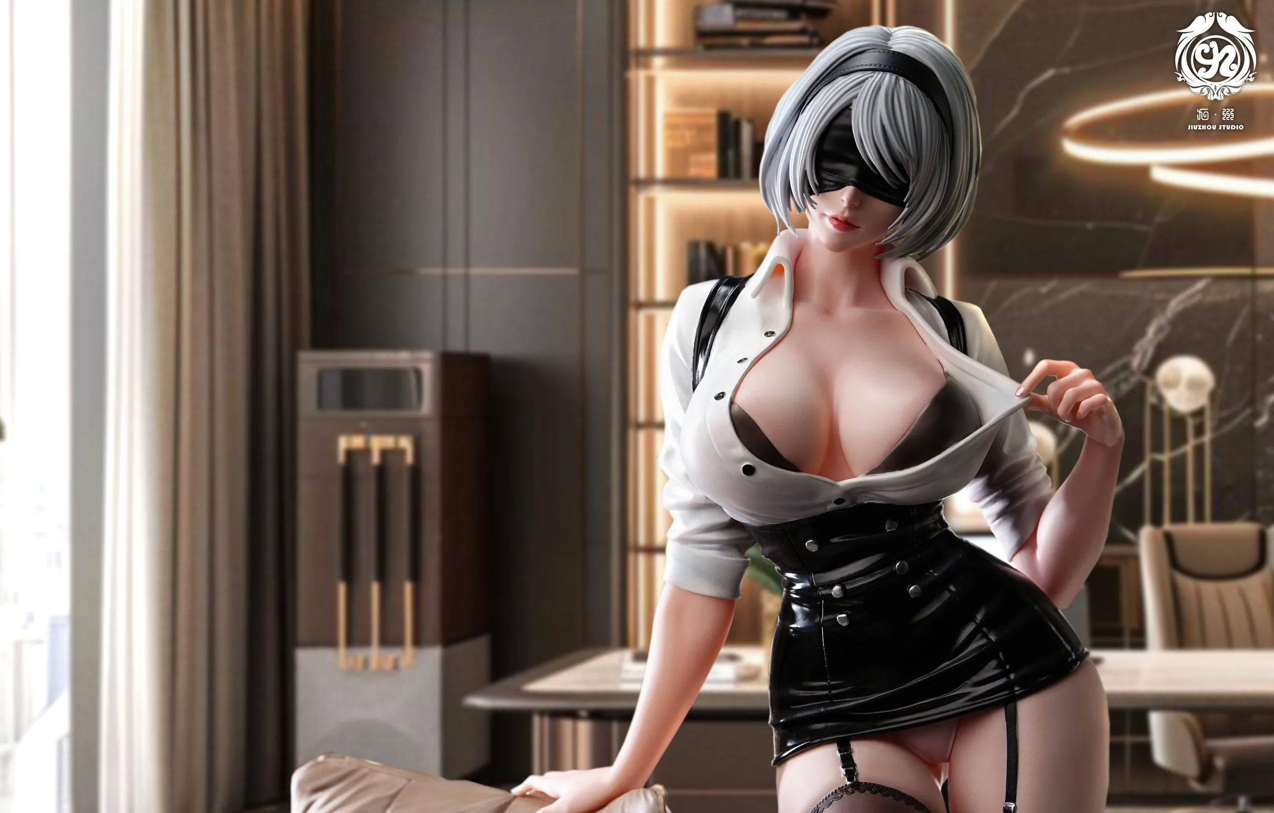 orzGK Rilis Figure 2B Dari NieR: Automata Dengan Gaya Sekretaris Kantoran Seksi!