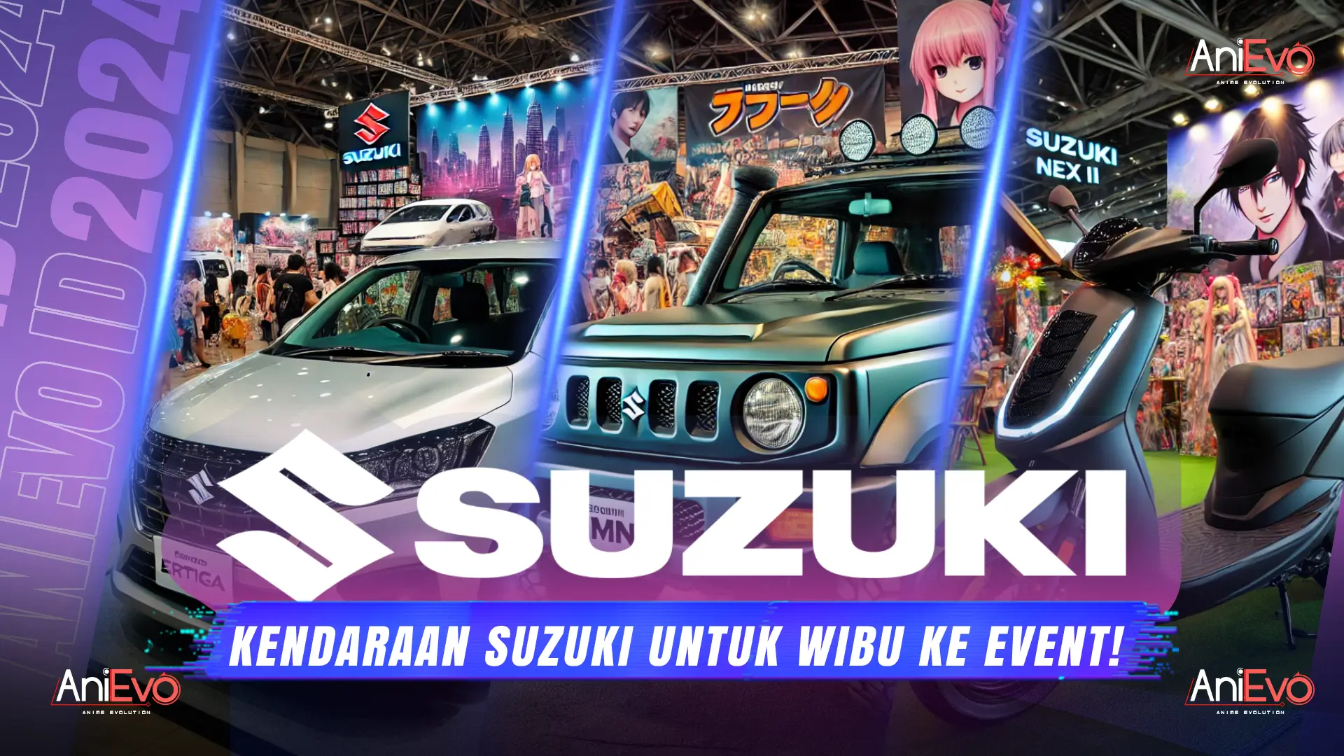 Jangan Sampe Salah Beli, Ini Dia Rekomendasi Kendaraan Suzuki Untuk Wibu Yang Sering Ke Event!