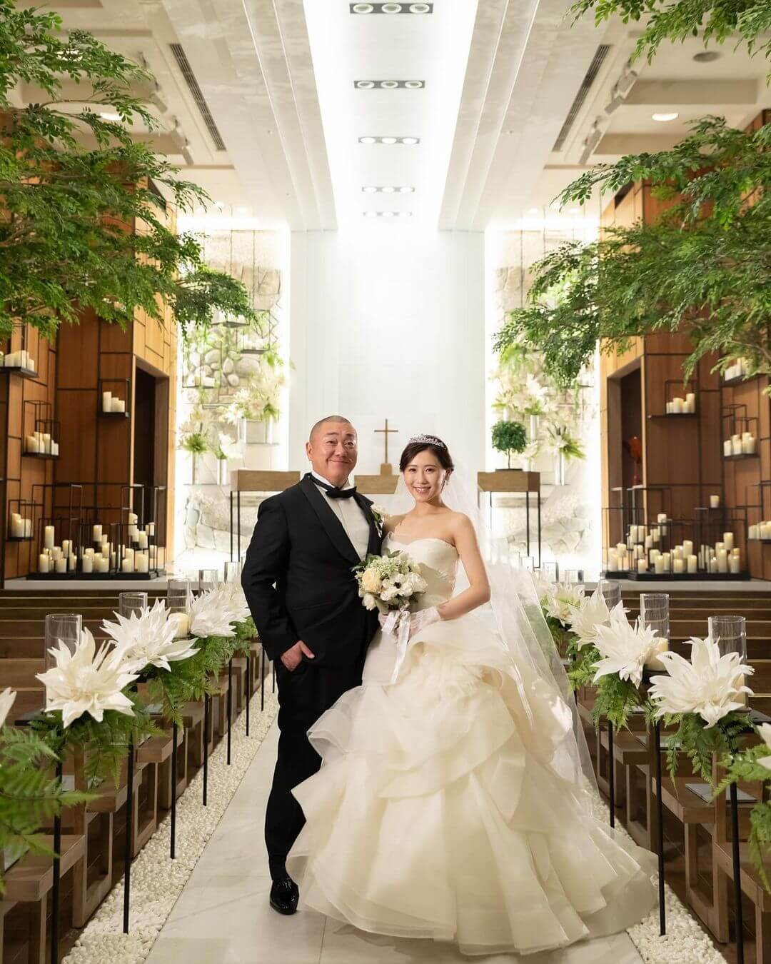 Photo Pernikahan Keiichi Yamamoto dan Nishino Miki