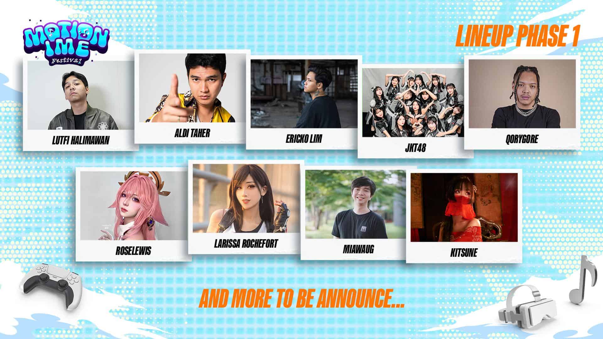 Lineup Artis dan Cosplayer yang Gokil Motion Ime Festival