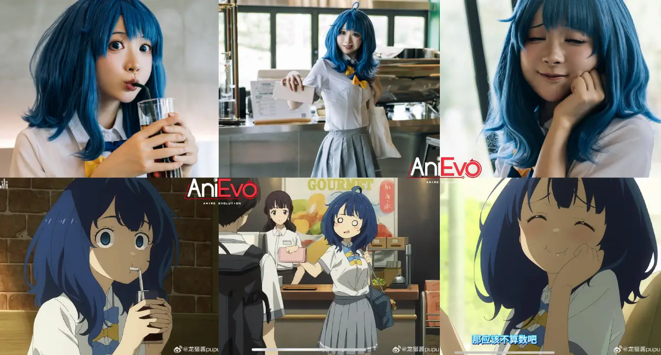 Cosplay Anna Yanami dari 龙猫酱pupu: Bawa Karakter Makeine dengan Pose Lucu dan Ekspresi Kocak!