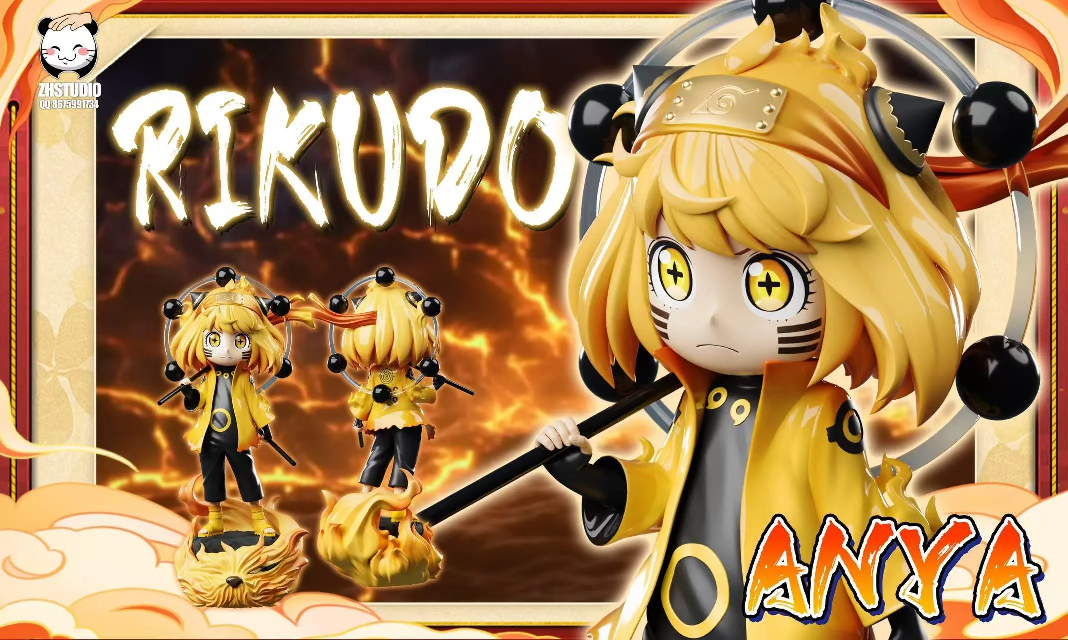 Kolaborasi Epic! Anya Forger dari SPY x FAMILY Tampil dengan Gaya Naruto Sage Mode!
