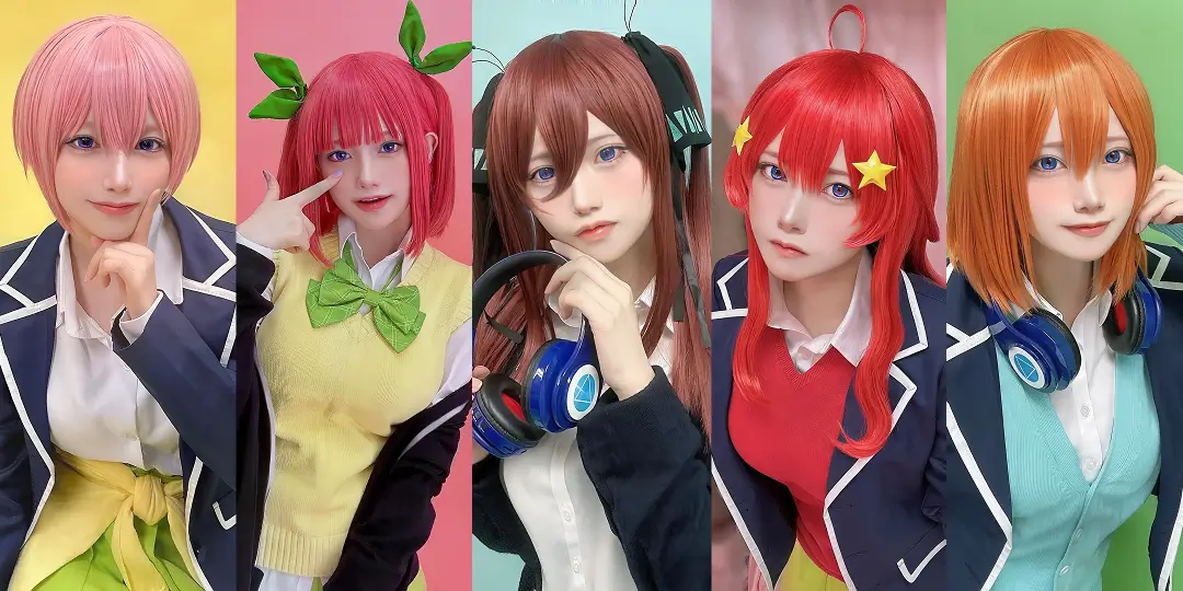 Cosplayer Terkenal Akari Akase Kembali Bikin Heboh! Cosplay Seluruh Karakter Go-Toubun no Hanayome dengan Sempurna