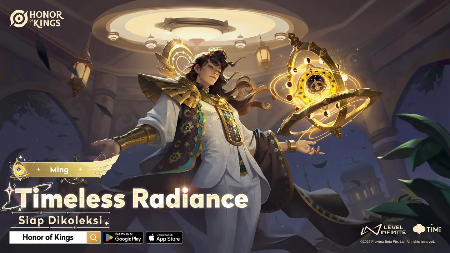 Cara Dapetin Skin Ming "Timeless Radiance" di Honor of Kings Secara GRATIS, Gak Pake Ribet!