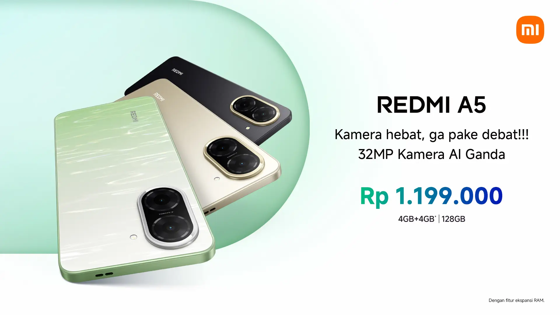 Redmi A5 Resmi Launch! Harga 1,2 Jutaan, Baterai Gede & Kamera Keren