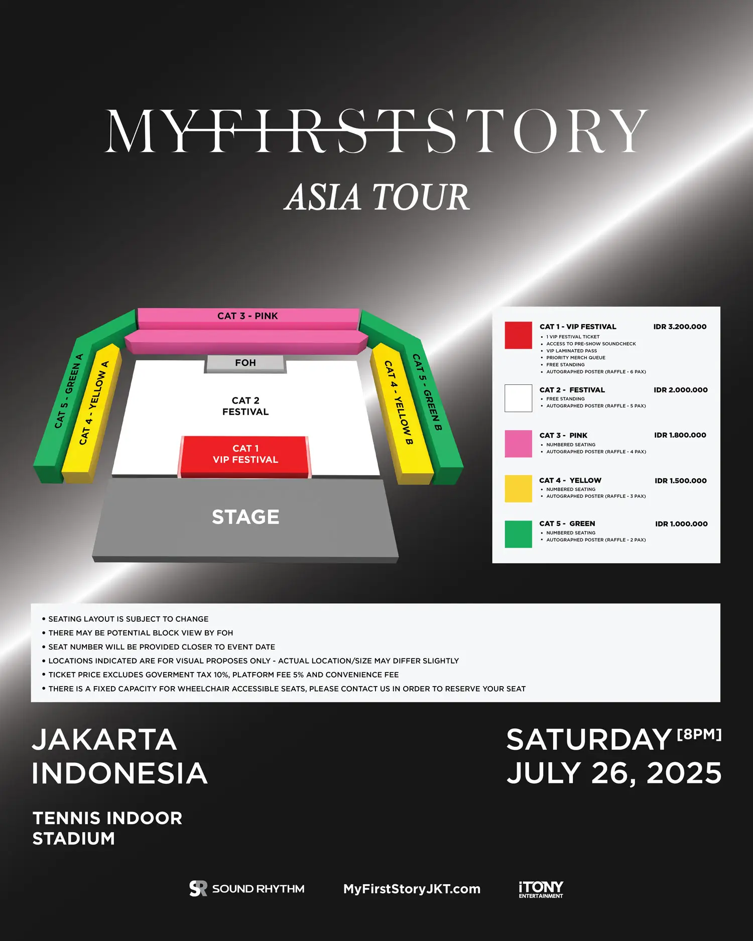 My First Story - Sabtu, 26 Juli 2025 di Tennis Indoor Senayan, Jakarta