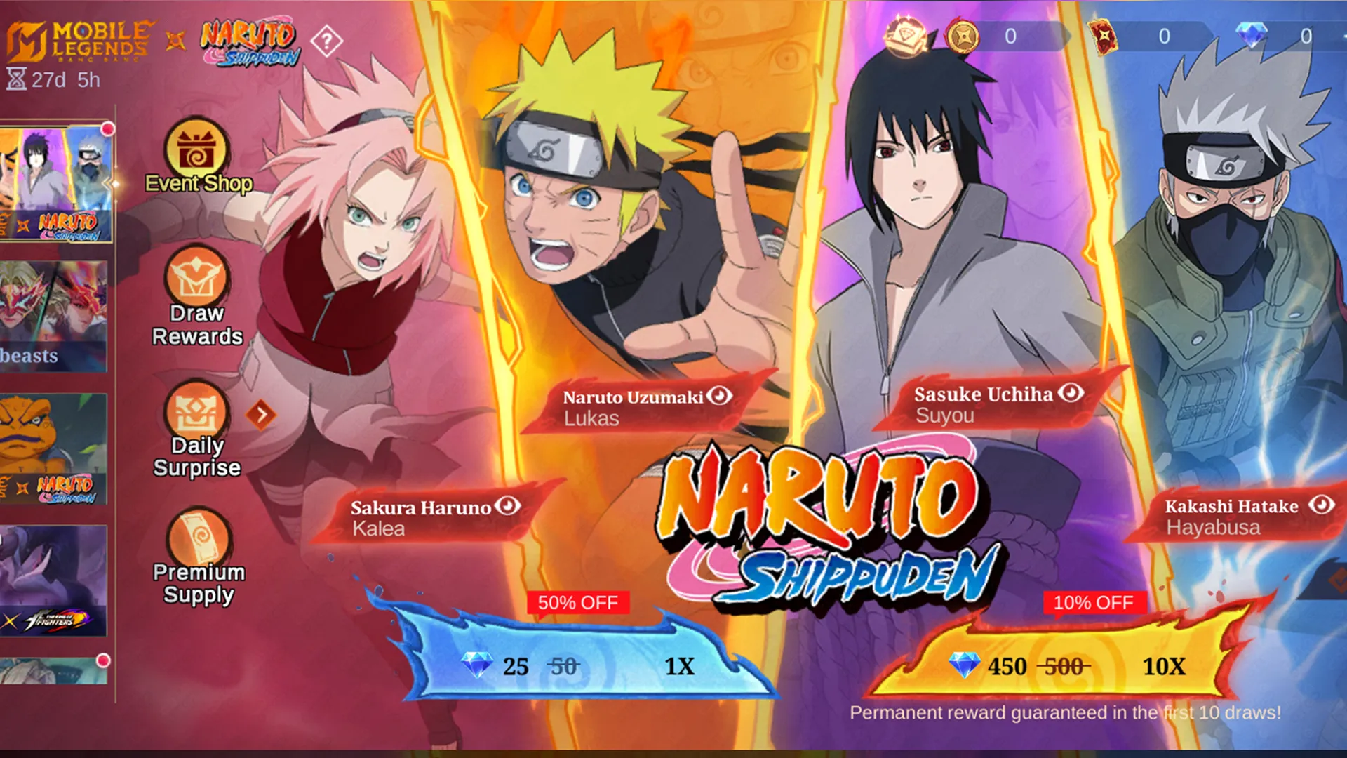 Mobile Legend Bang Bang x Naruto Beneran Bakal Ada, 7 Skin Siap Rilis!