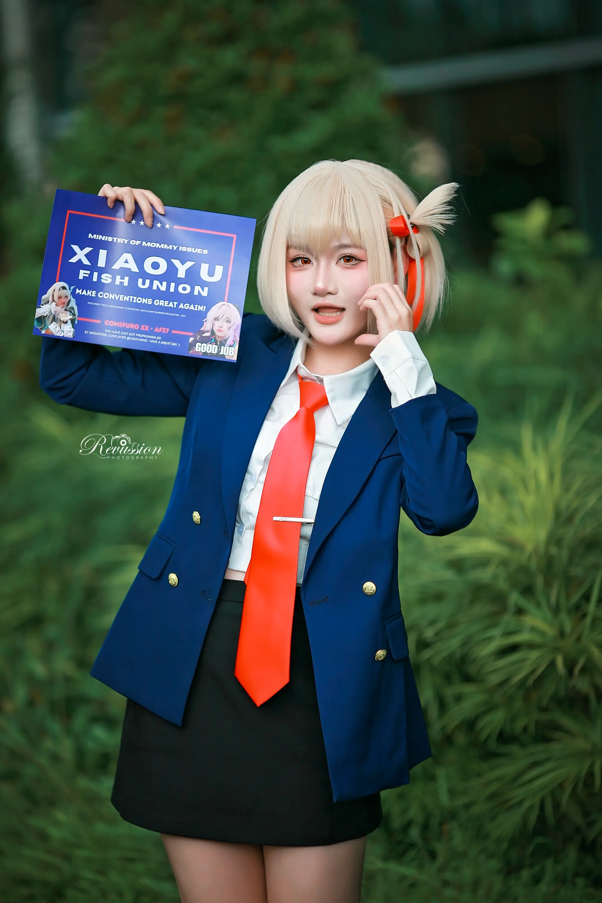 Xiaoyukiko as President Chisato
