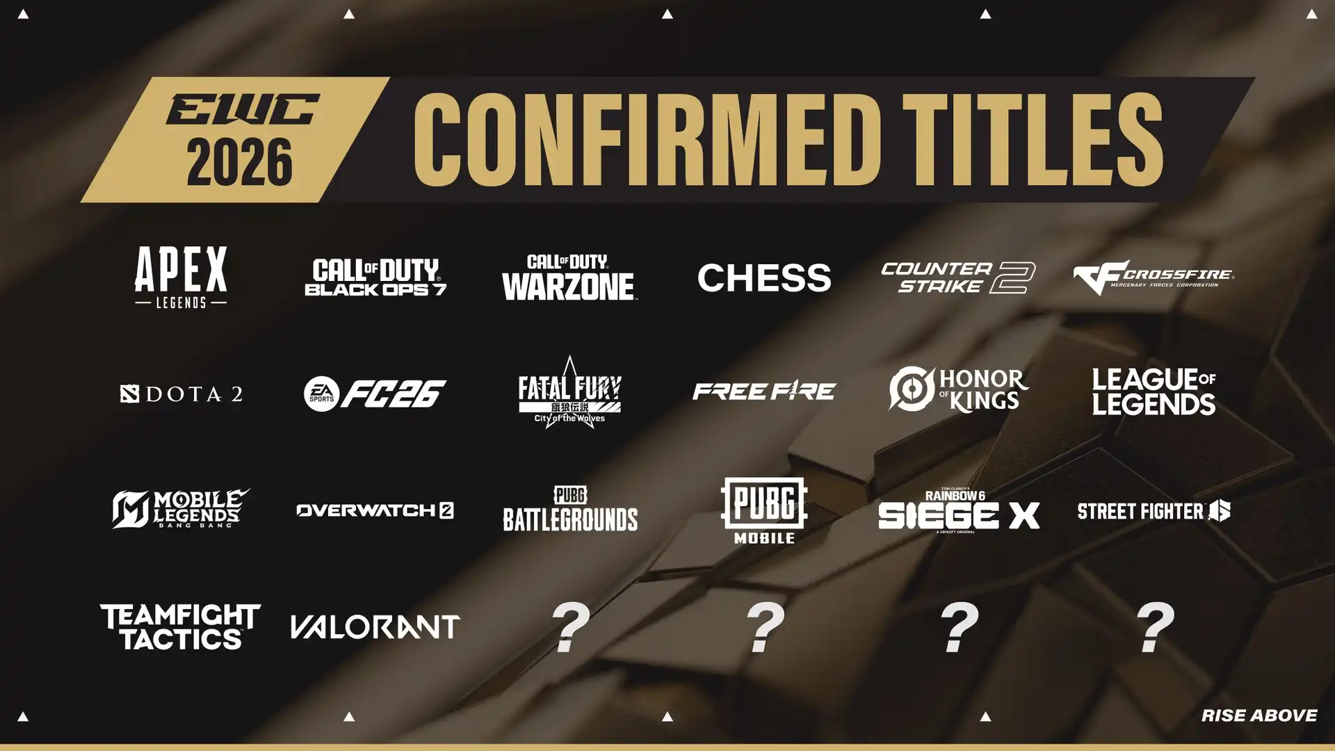 EWCF Konfirmasi 24 Game Yang Akan Ikut EWC 2026, Akan Digelar di Riyadh, Saudi Arabia!