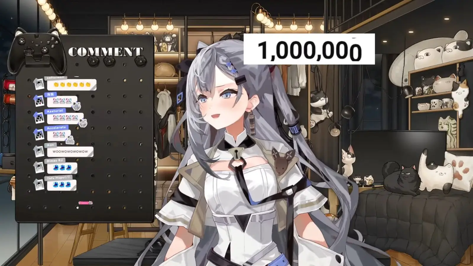 Syukuran VTuber Hololive ID, Vestia Zeta Berhasil Capai 1 Juta Subscriber di YouTube!