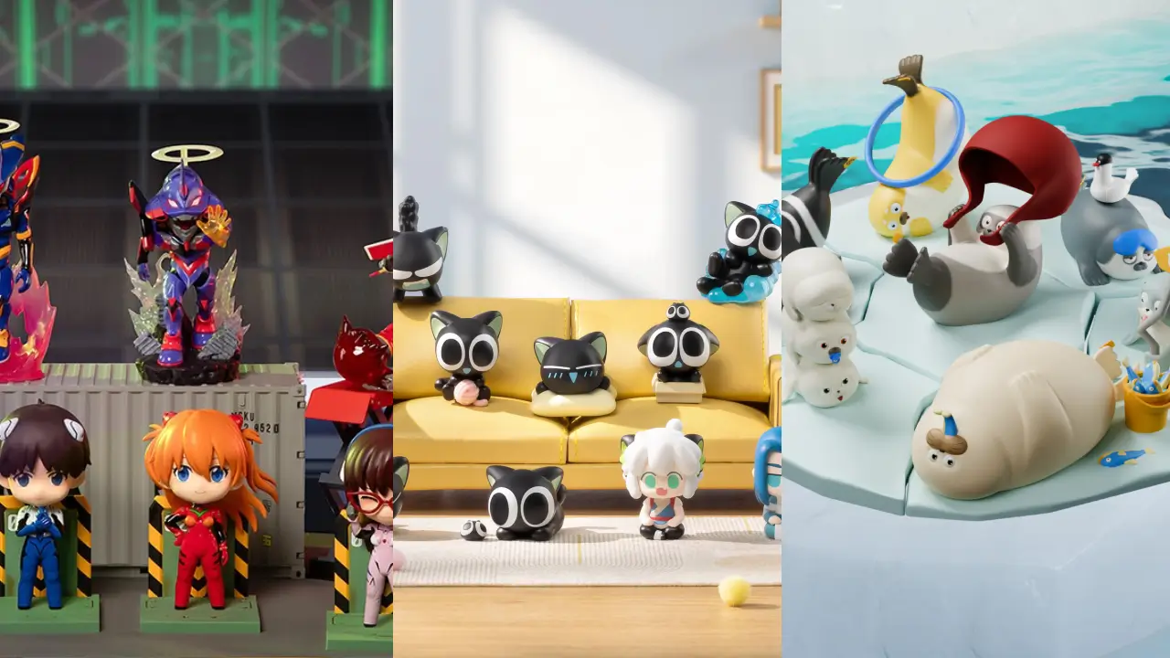 AKG Entertainment Rilis Tiga Blind Box Baru: Eva, Luo Xiaohei, sama SEALOOK!