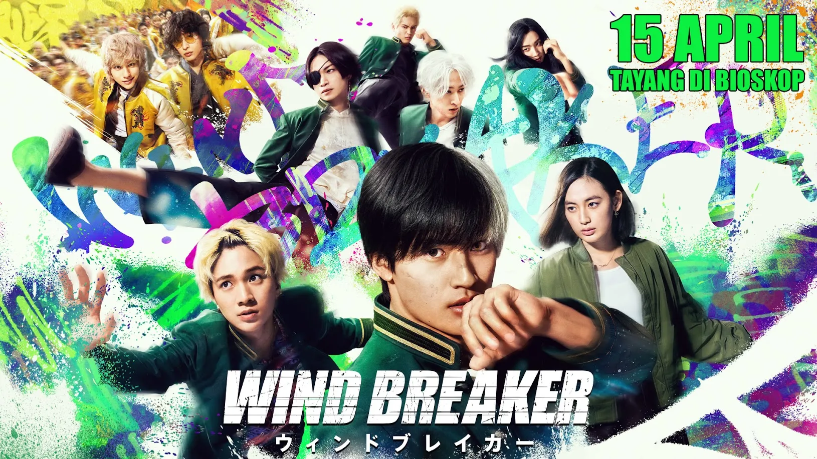 Geng Bofurin Siap Jaga Layar Bioskop: Live Action Wind Breaker Tayang Mulai Hari Ini 15 April 2025!