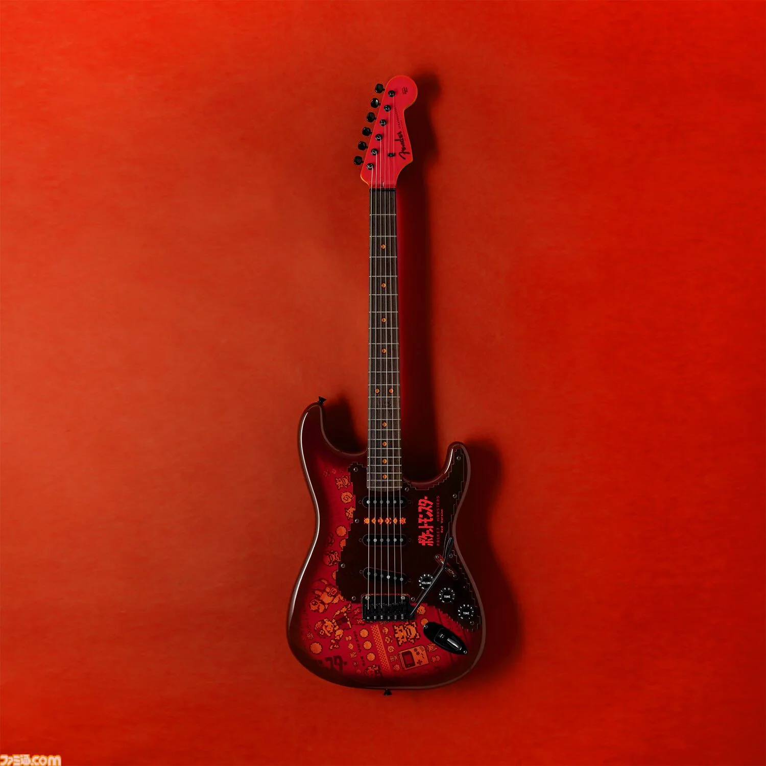 Pokemon x Fender Stratocaster Red Version - © Pokemon. © Nintendo/Creatures Inc./GAME FREAK inc.
