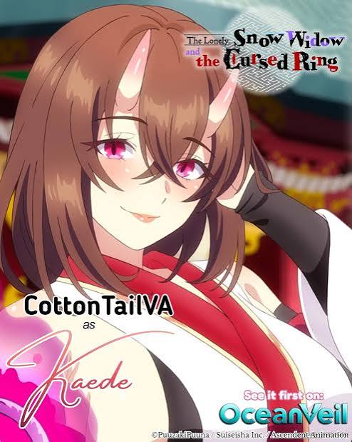 CottonTailVA Jadi Suara Kaede Kiryuin di English Dub Anime! - image 1