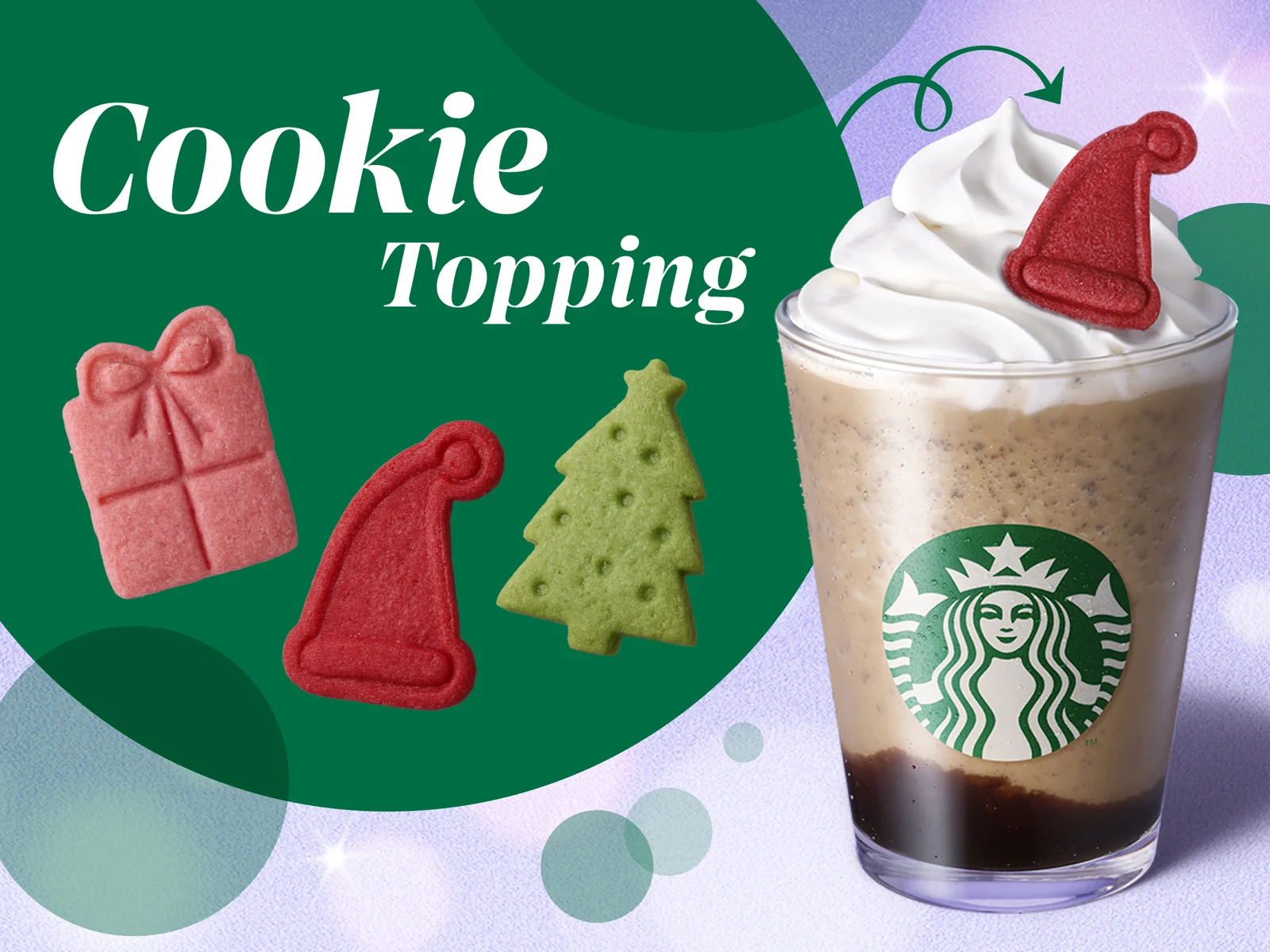 Be a Santa Cookie Topping - © Starbucks Coffee Japan