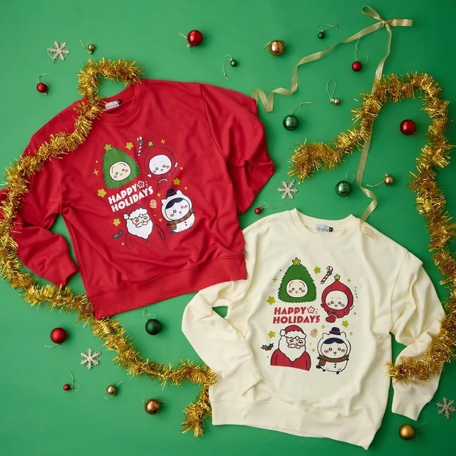 Chiikawa Sweatshirt HAPPY HOLIDAYS - © nagano